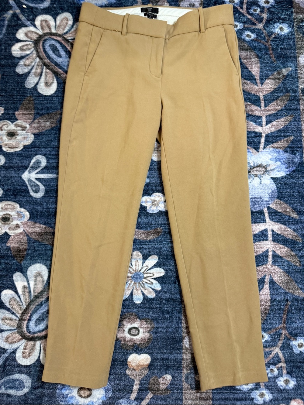 J. Crew Women's Straight Leg Chinos in Camel